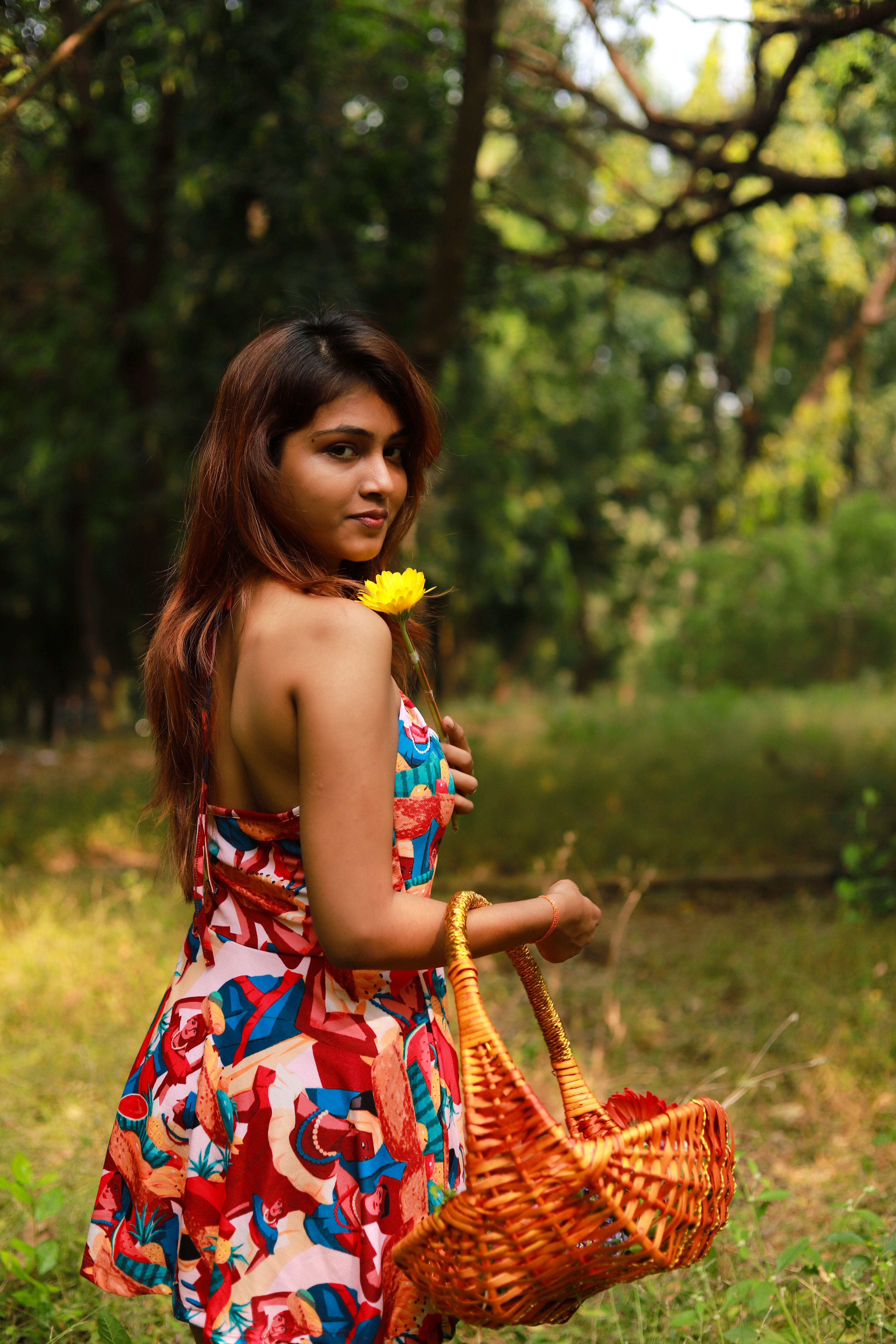 Vestido Floral Vermelho
