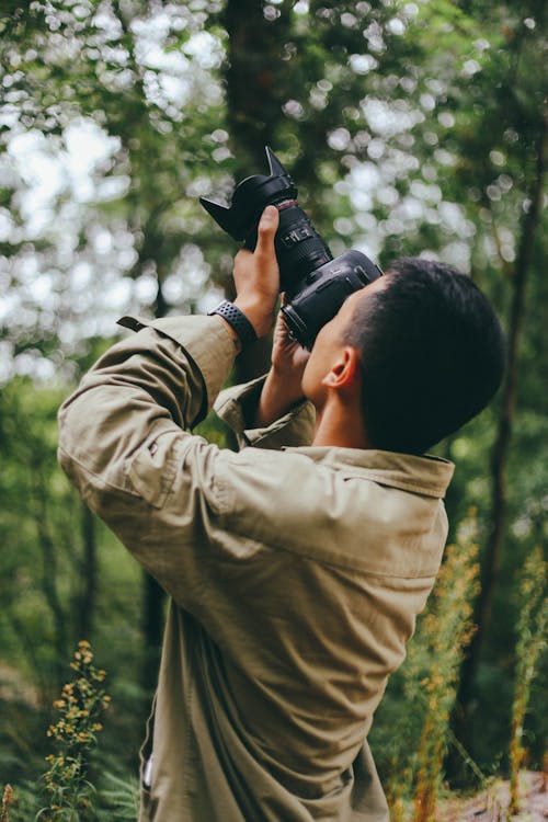 Free Photo of Man Taking Picture Stock Photo