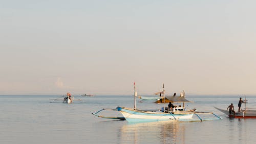 Free stock photo of atlantic ocean, blue, boat