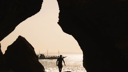 剪影, 島, 旅遊攝影 的 免費圖庫相片