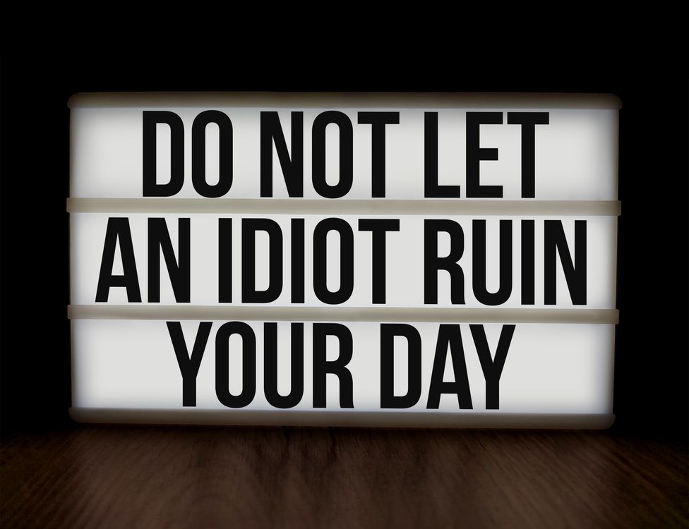 Motivational Quote on Lightbox Display · Free Stock Photo