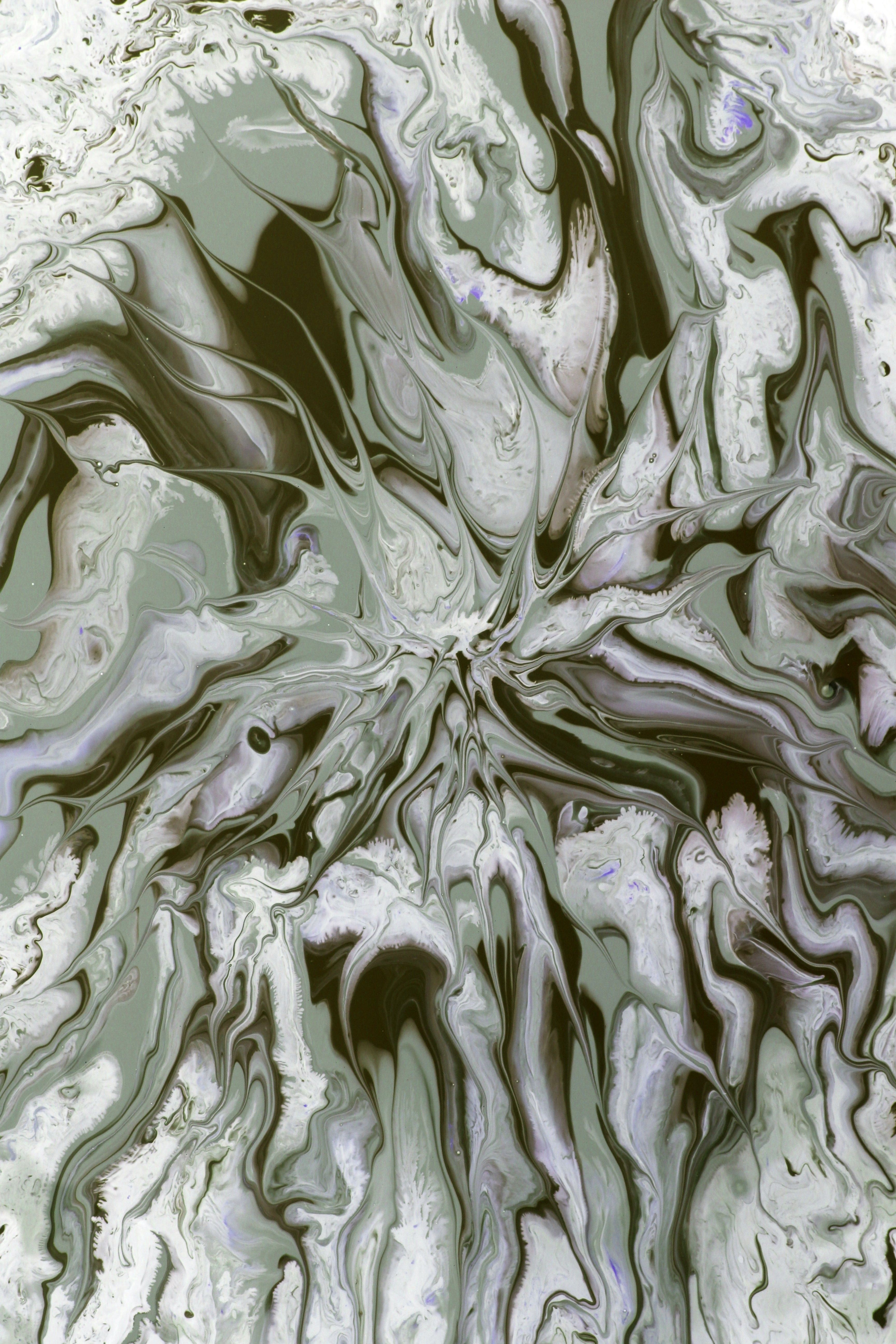 Abstract Fluid Art in Muted Earth Tones · Free Stock Photo