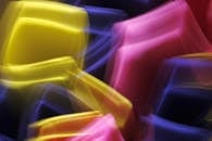 Colorful Abstract Light Streaks in Motion
