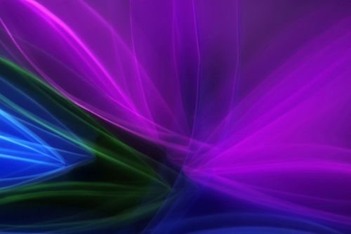Free Stunning abstract light waves in a vivid spectrum of purple, blue, and green hues. Stock Photo