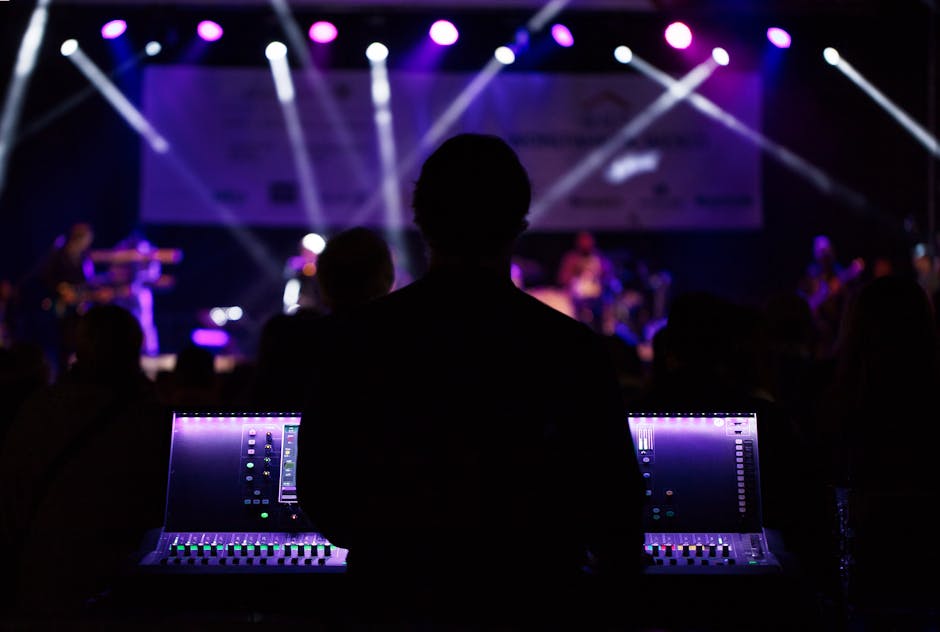 Silhouette Photo of People Beside Monitor