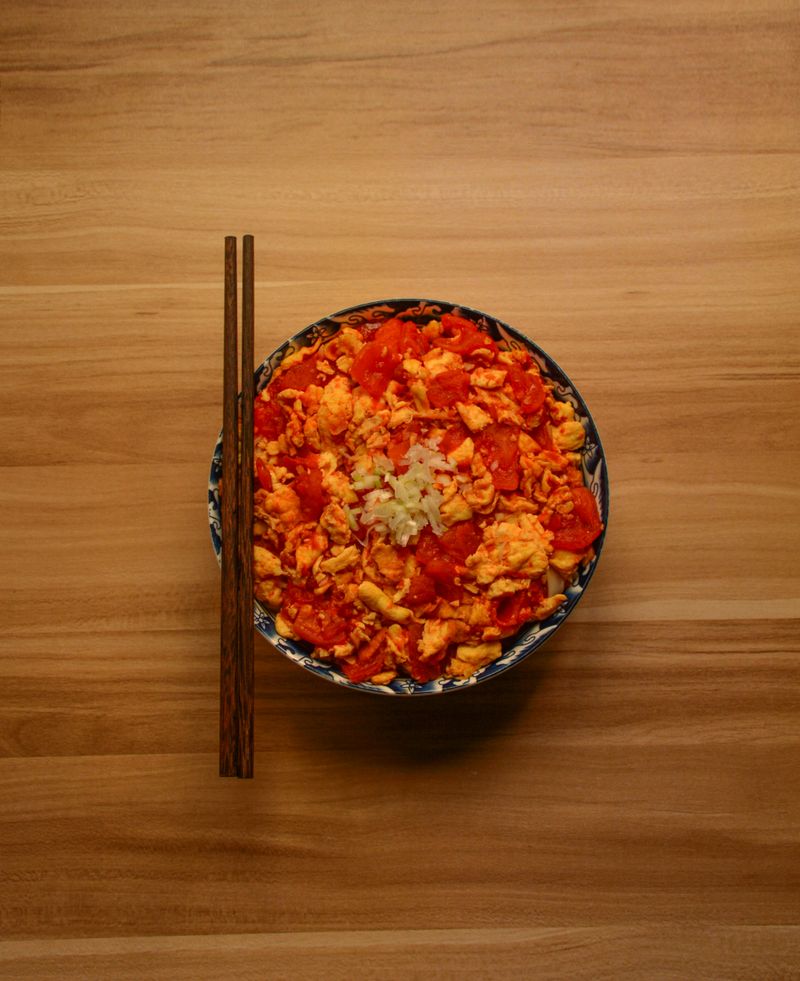 Tomato and egg stir-fry