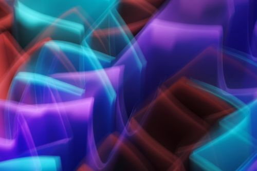 Free Colorful abstract light patterns captured in motion, creating dynamic and vibrant visuals. Stock Photo