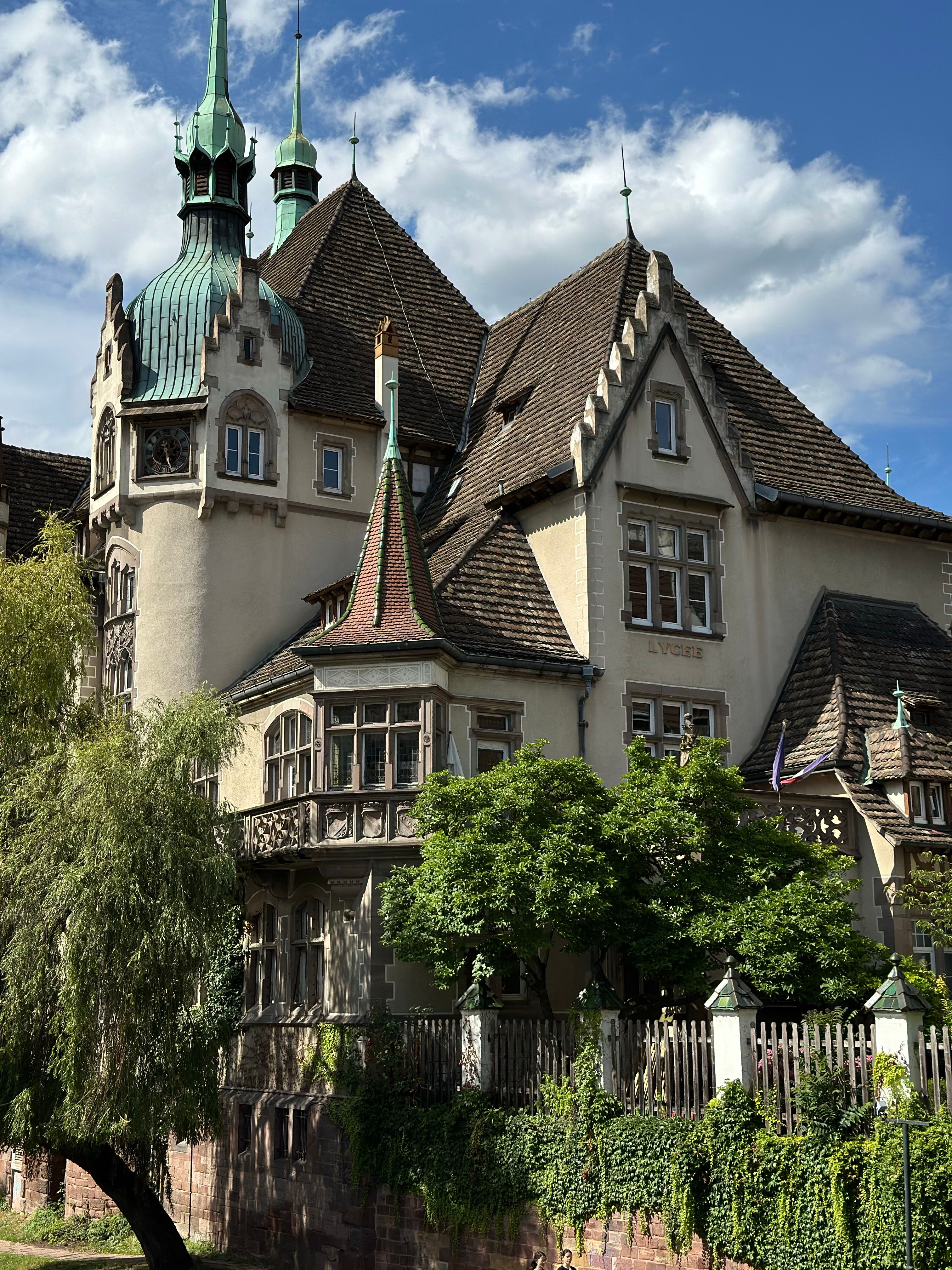 Gothic Revival Castle with Turrets and Spires · Free Stock Photo