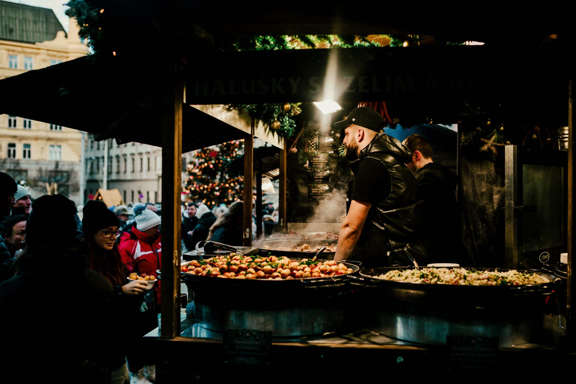 Hitte, gyros en poller in De Week van De Orkaan