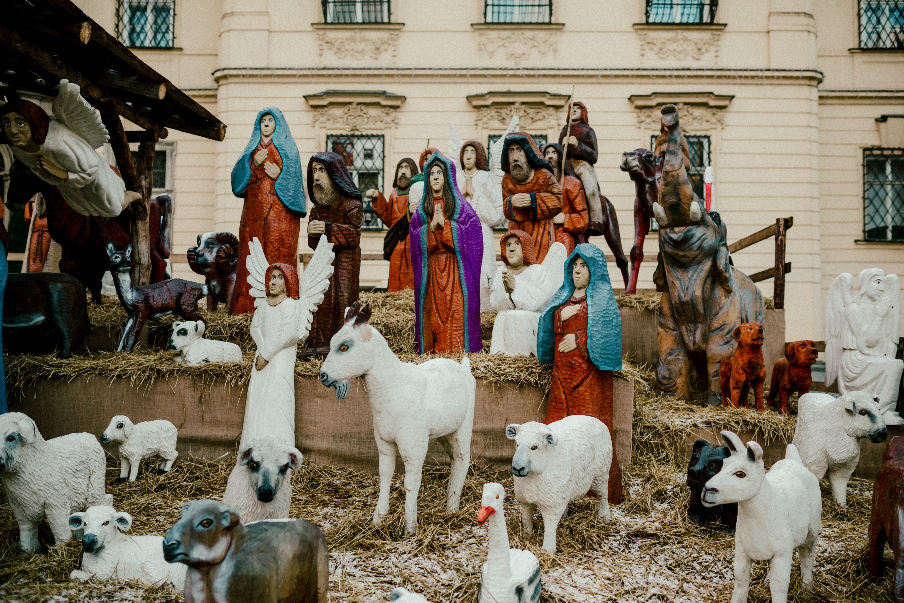 Kraków szopka nativity scene ornate