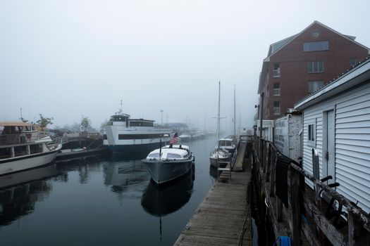 Old Port near Portland, Maine