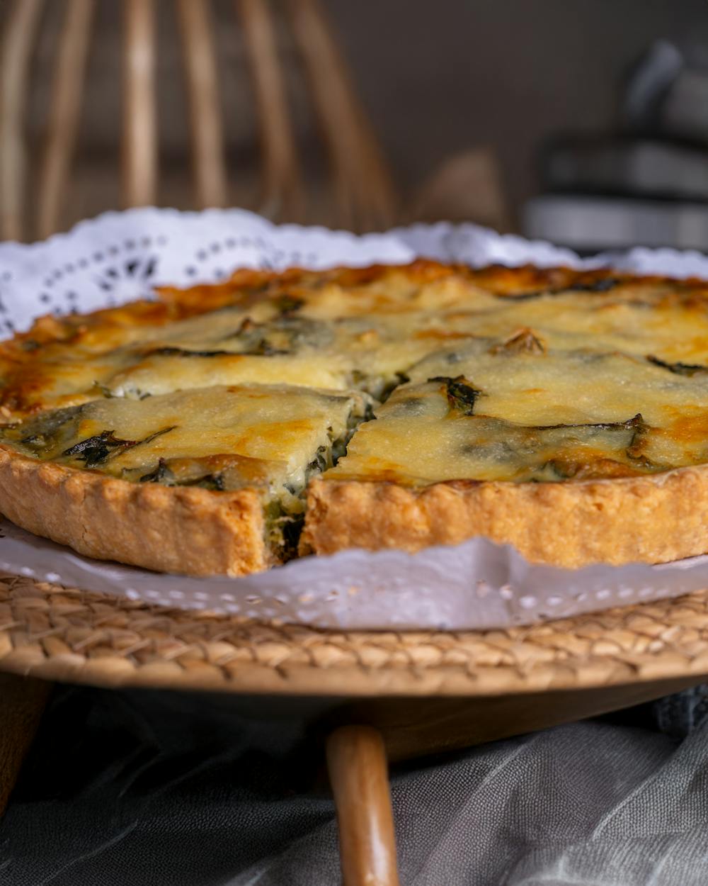 Spinach and Cheese Kugel Spinach and Cheese Kugel
