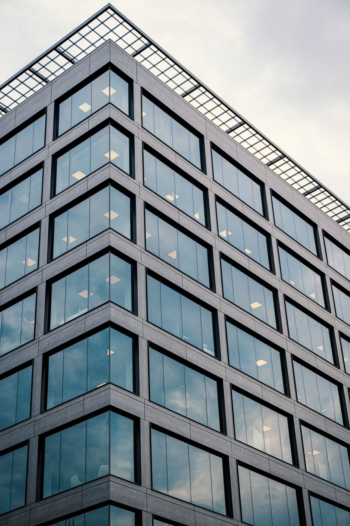 Exterior of a modern office building