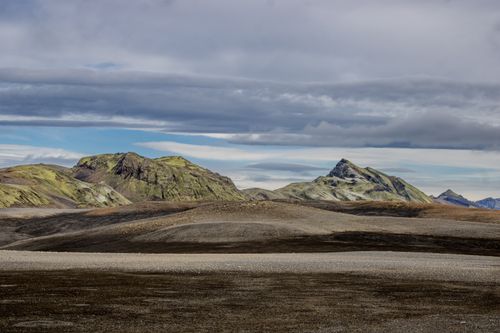 Free Explore the rugged volcanic terrain of Skaftárhreppur, Iceland, with its unique geological formations. Stock Photo
