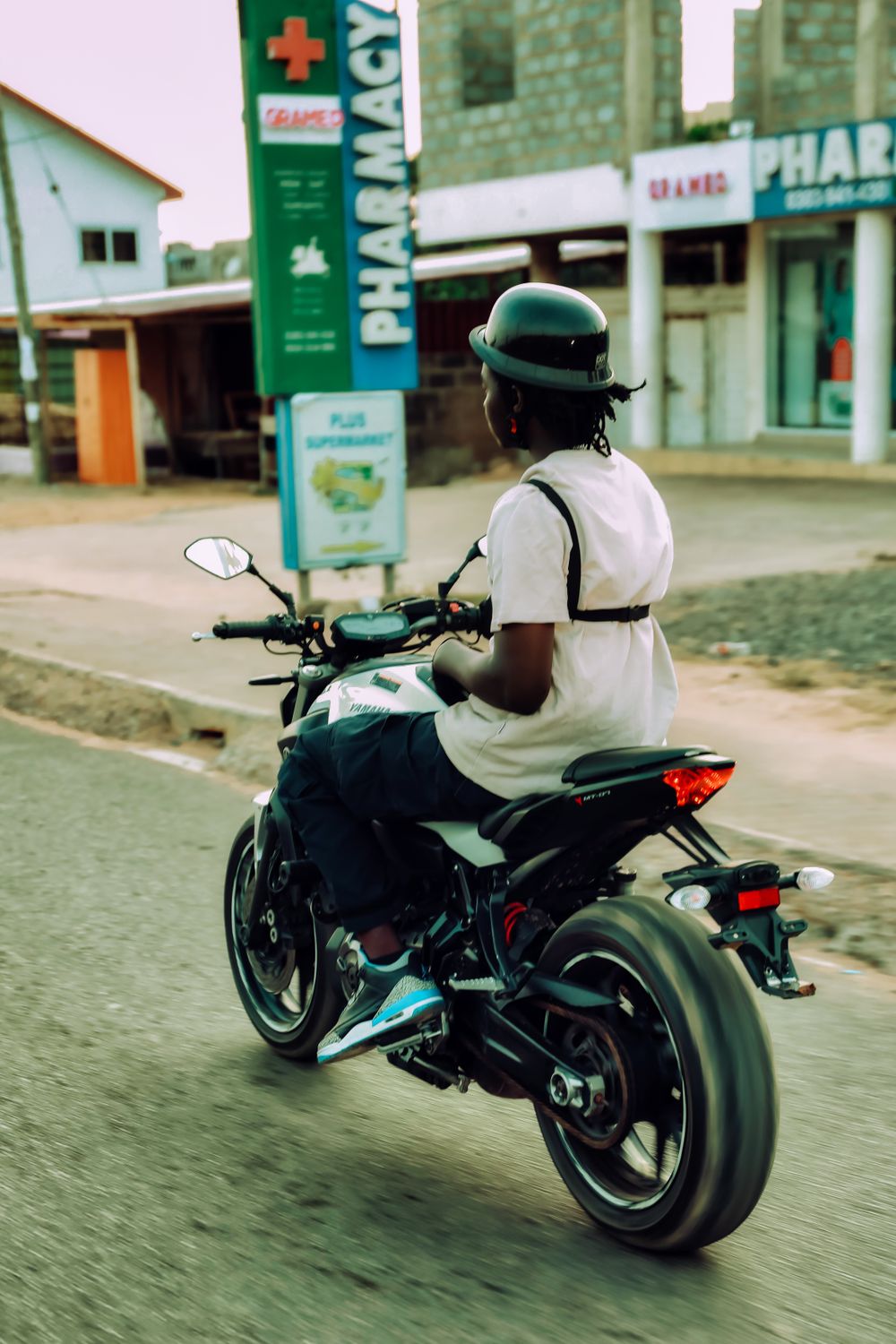Street Riding Motorcycle Urban Motorbike Ride Through City Streets · Free Stock Photo