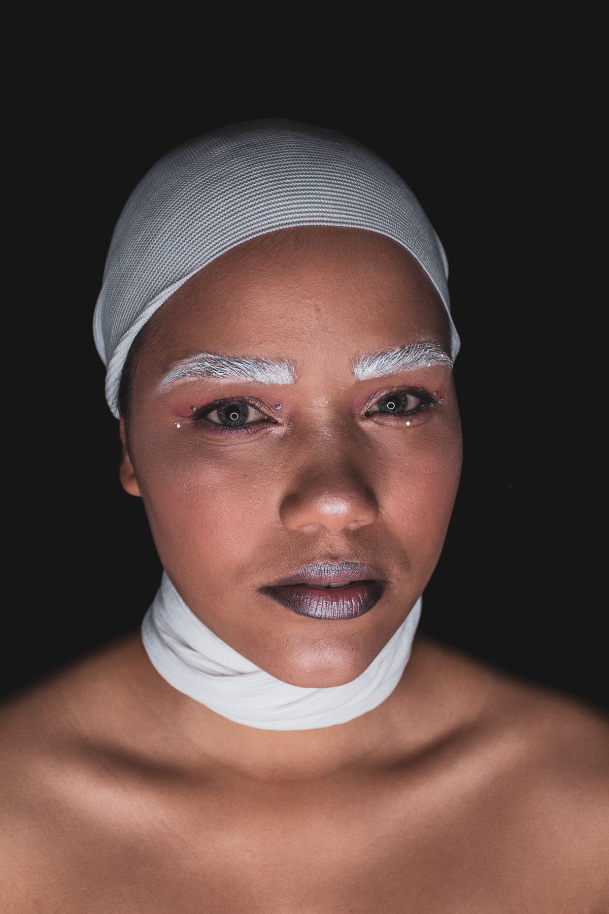 Editorial lip makeup