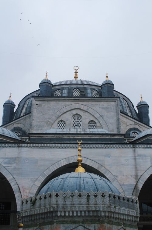 Free Beautiful view of the Fatih Mosque with its classic Ottoman architectural style in Istanbul, Turkey. Stock Photo