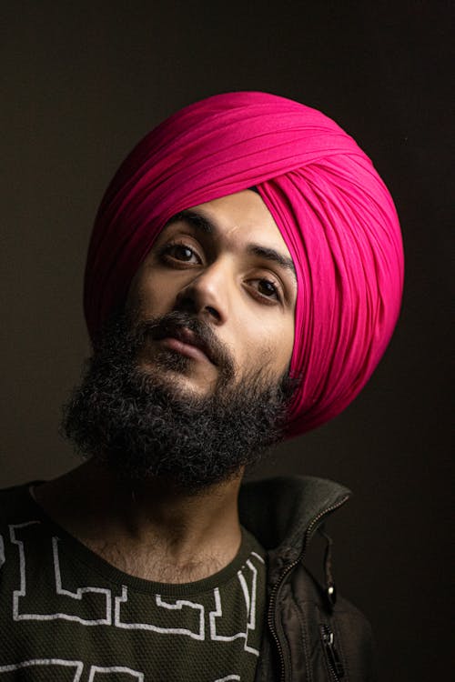 Man in Pink Turban