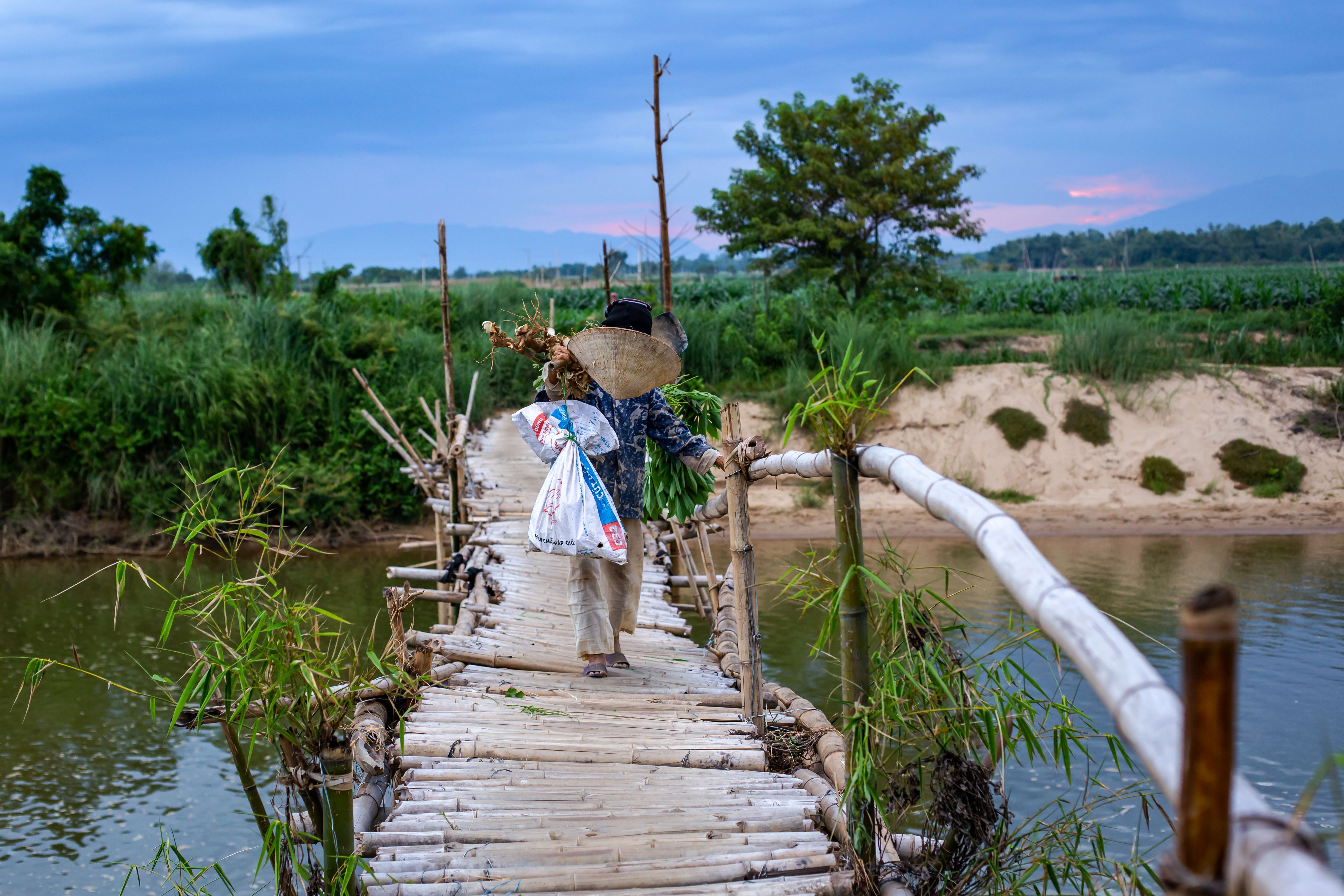 Traditional Wooden Bridge in Hội An Vietnam · Free Stock Photo