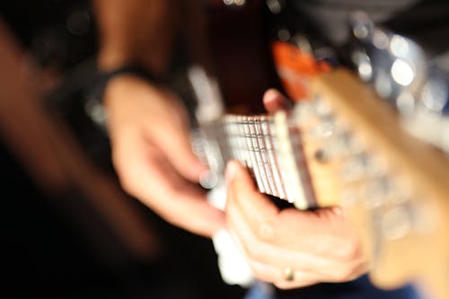 Free stock photo of acoustic guitar, guitar, music Stock Photo