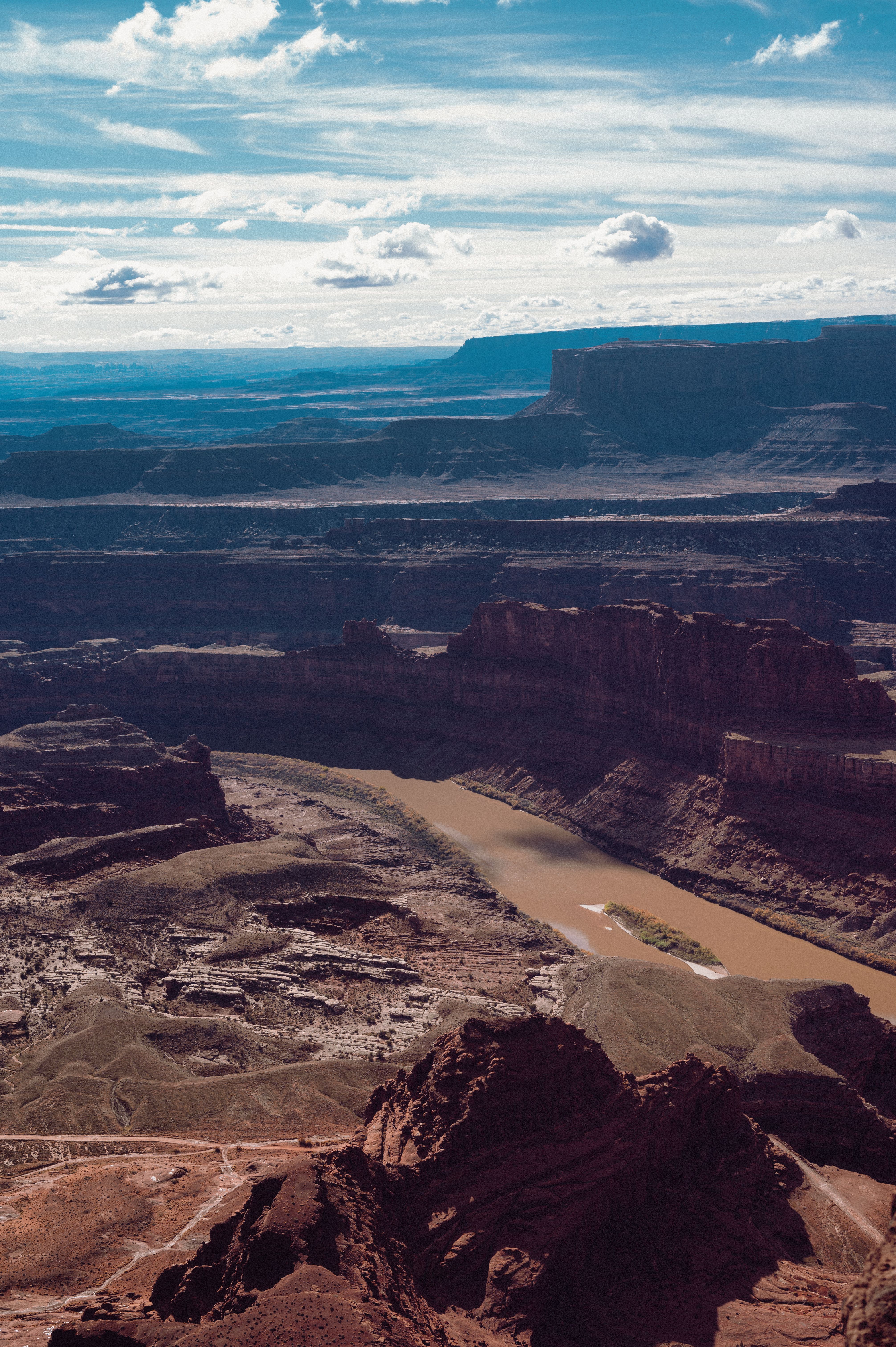 Stunning Aerial View of Colorado River Canyon · Free Stock Photo