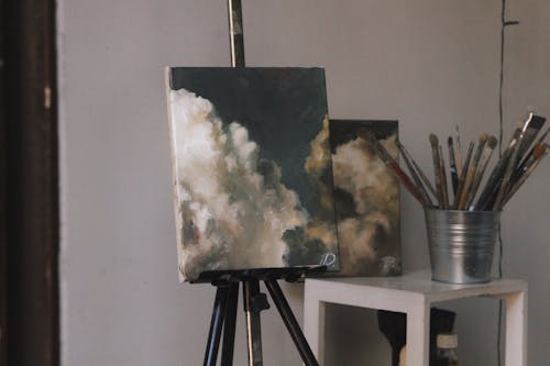 A Painting on an Easel