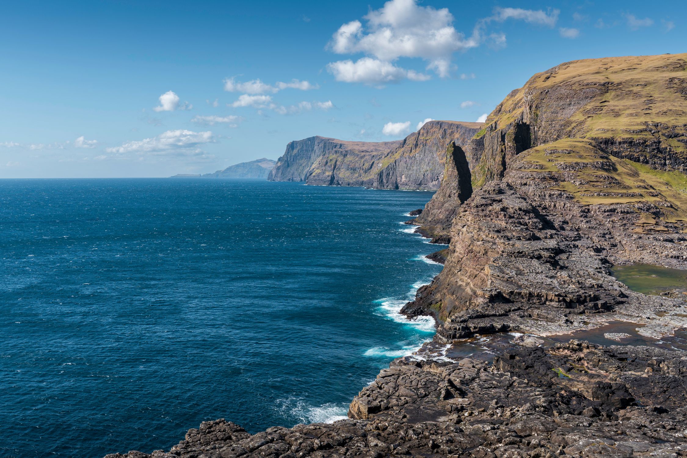 Majestic Cliffs of the Faroe Islands · Free Stock Photo