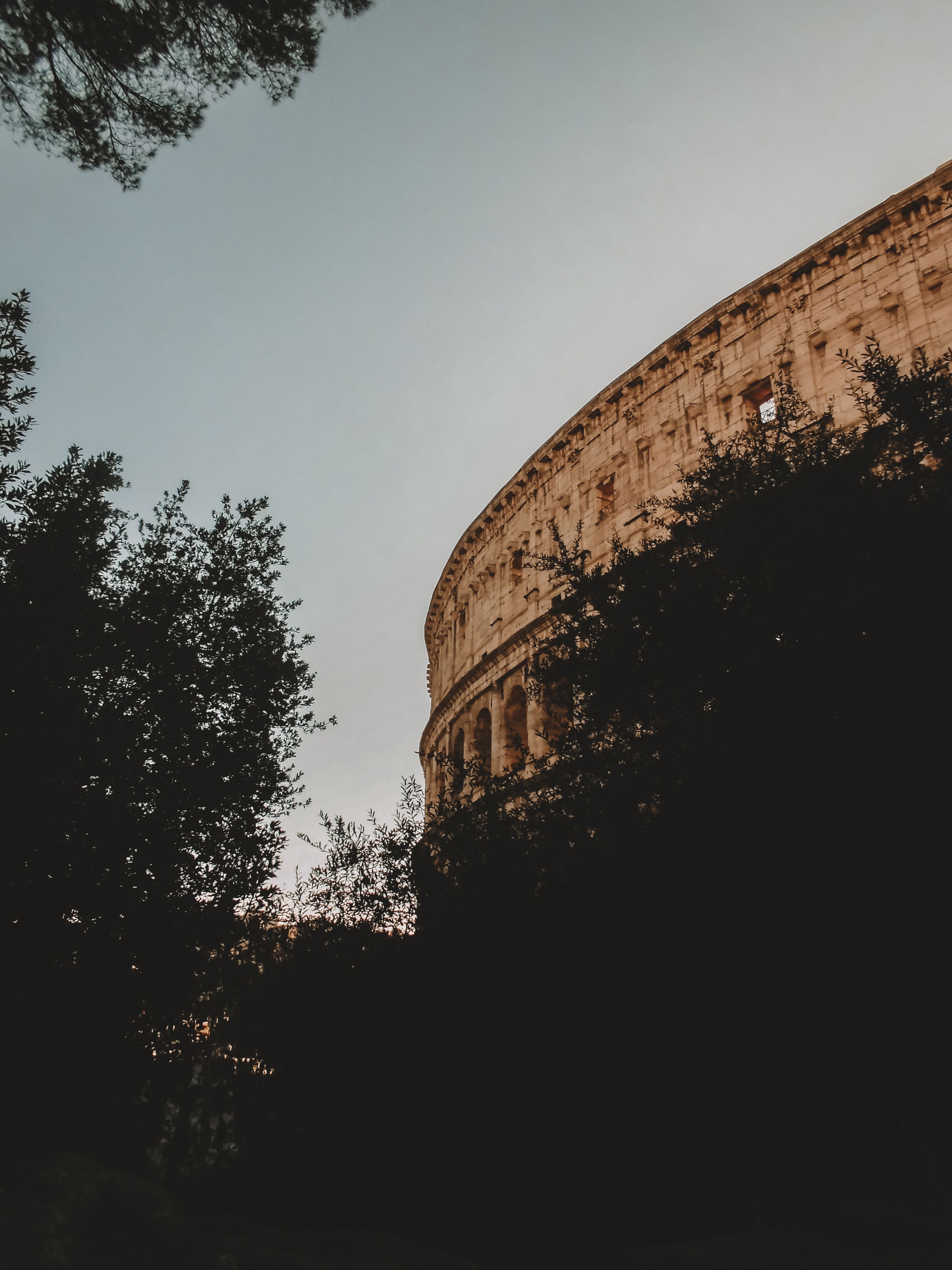 Colosseum at Dusk in Rome, Italy · Free Stock Photo