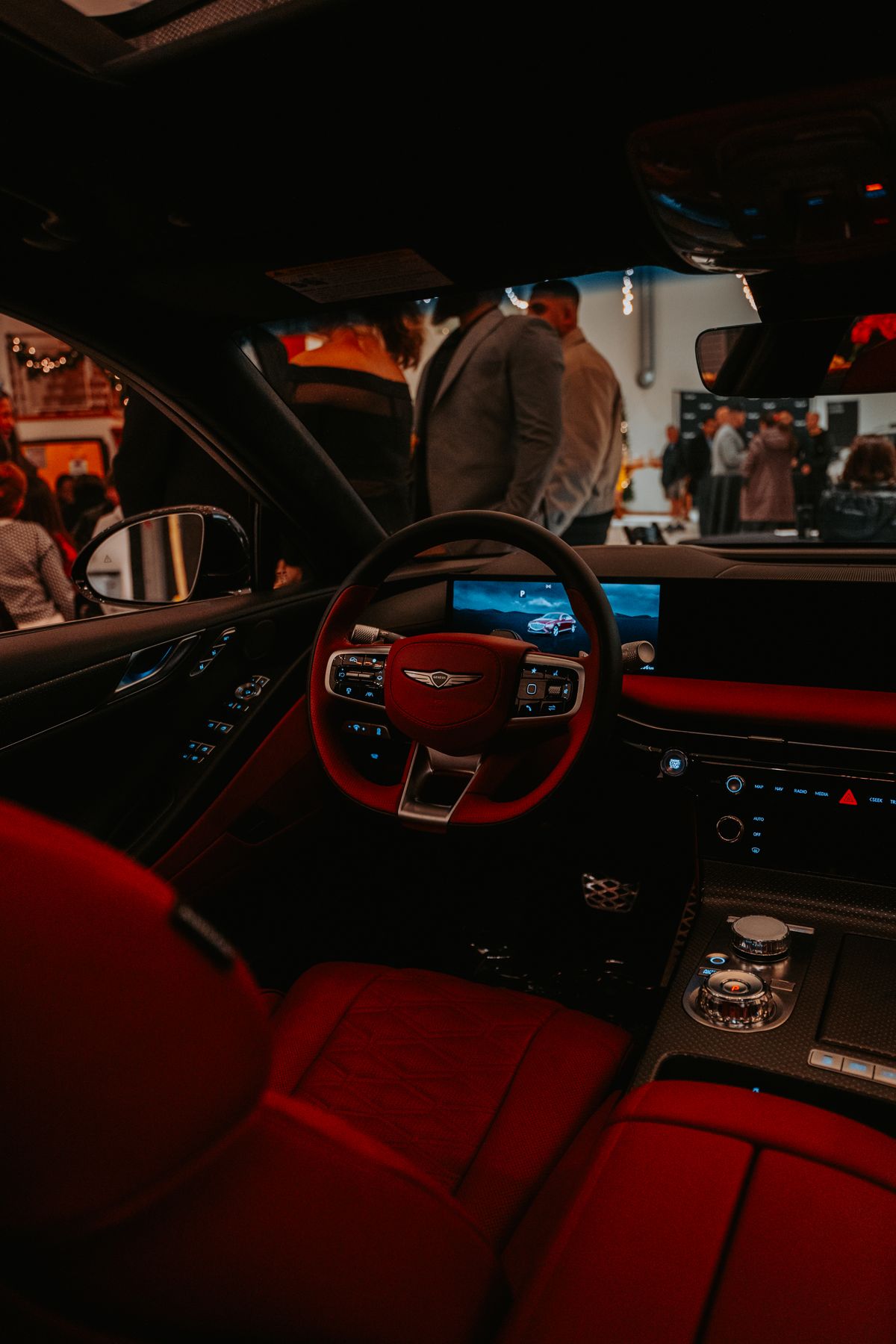 Luxury SUV limousine
