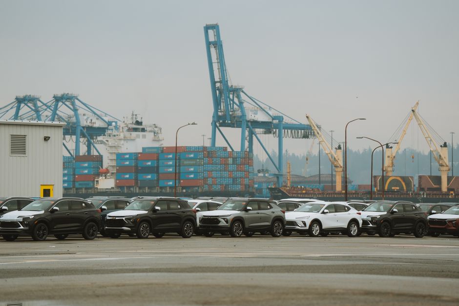 automobile export cargo port