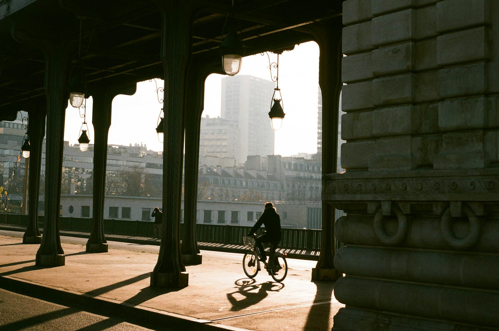 Person Riding A Bicycle