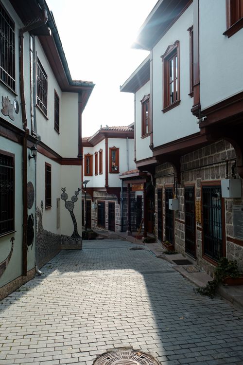 Free Explore the quaint historic streets of Ankara with traditional architecture. Stock Photo