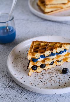 Waffles Blueberry Key Food