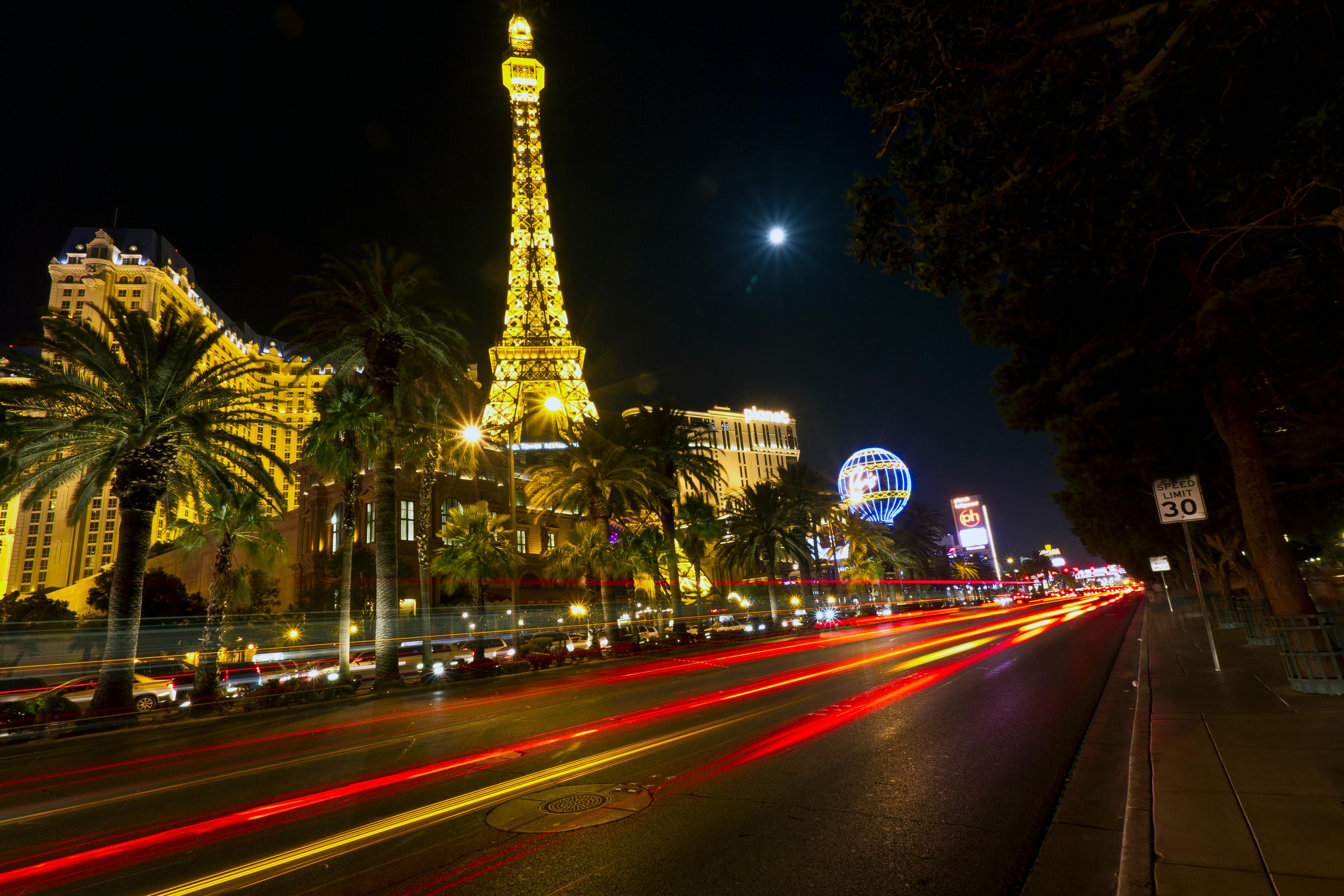 Free stock photo of las vegas strip, night lights