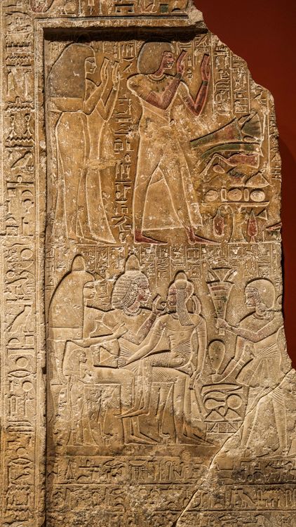 Ancient Egyptian Hieroglyphics Stone Relief · Free Stock Photo