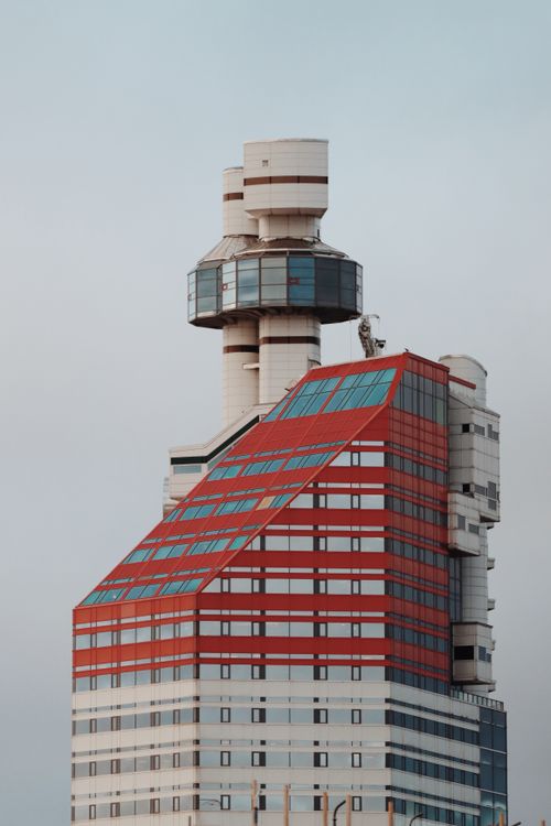 Free A distinct modern architecture of Lilla Bommen in Gothenburg, Sweden. Stock Photo