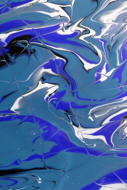 Abstract Blue and White Swirling Pattern Design · Free Stock Photo