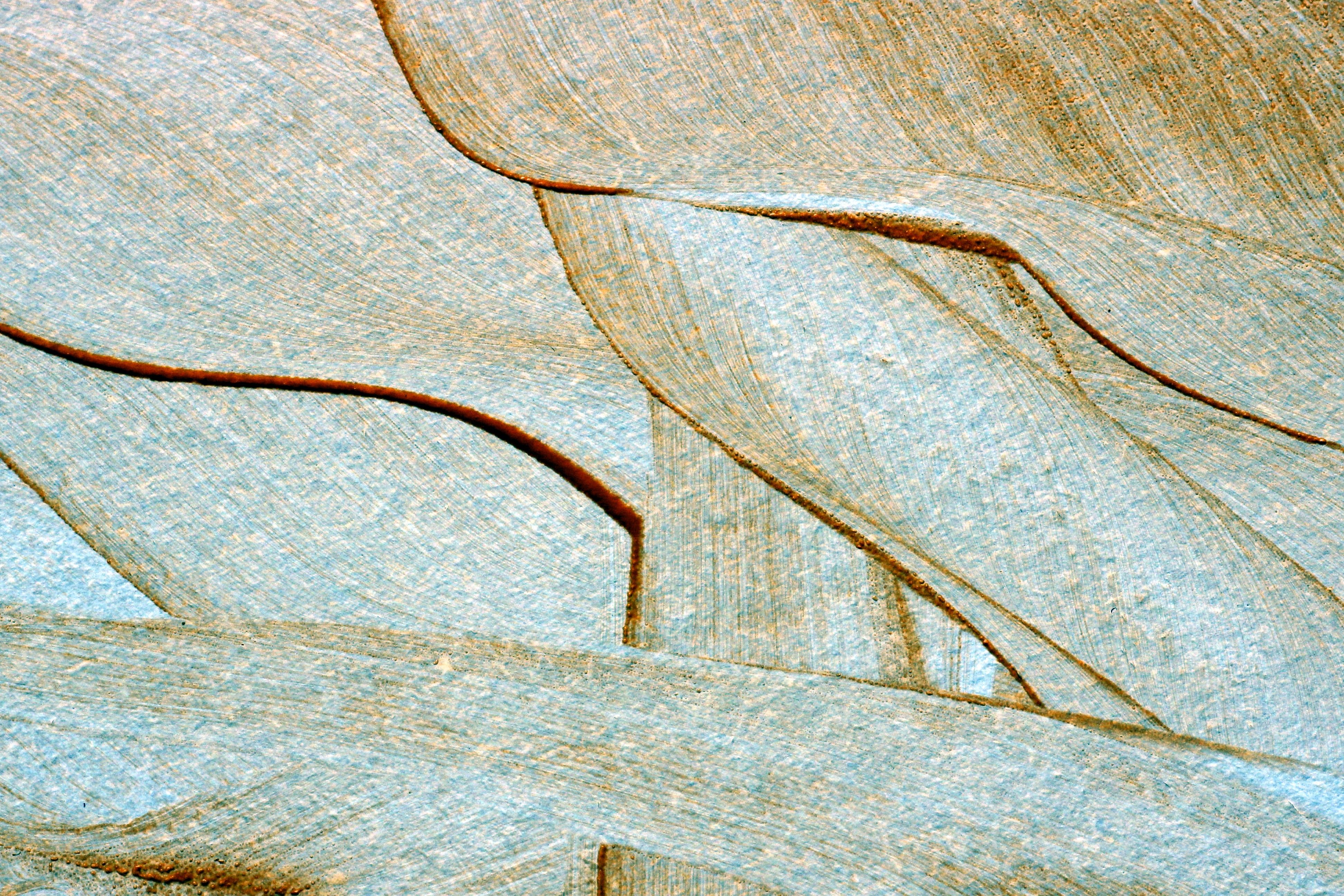 Abstract aerial view capturing the delicate patterns of sand dunes in Guaratuba, Brazil.
