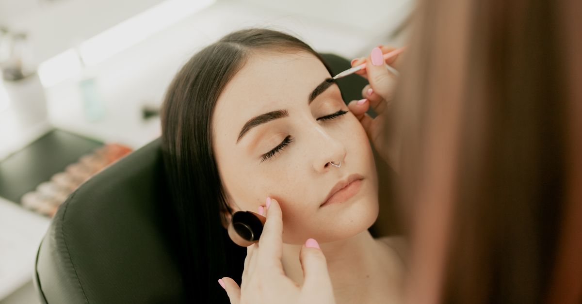 Excellent Makeup Application Woman Receives Professional Makeup Application · Free Stock Photo