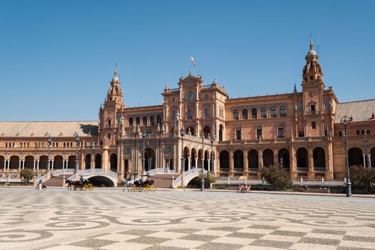 Plaza de España sunset walk — Seville