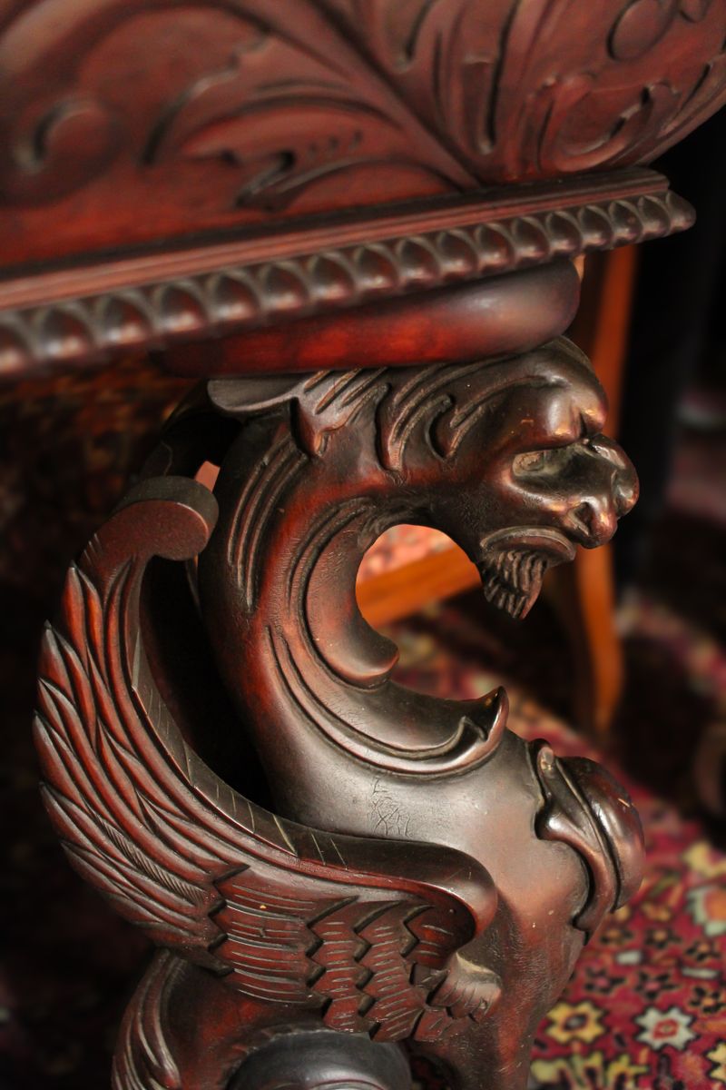 Mahogany carving