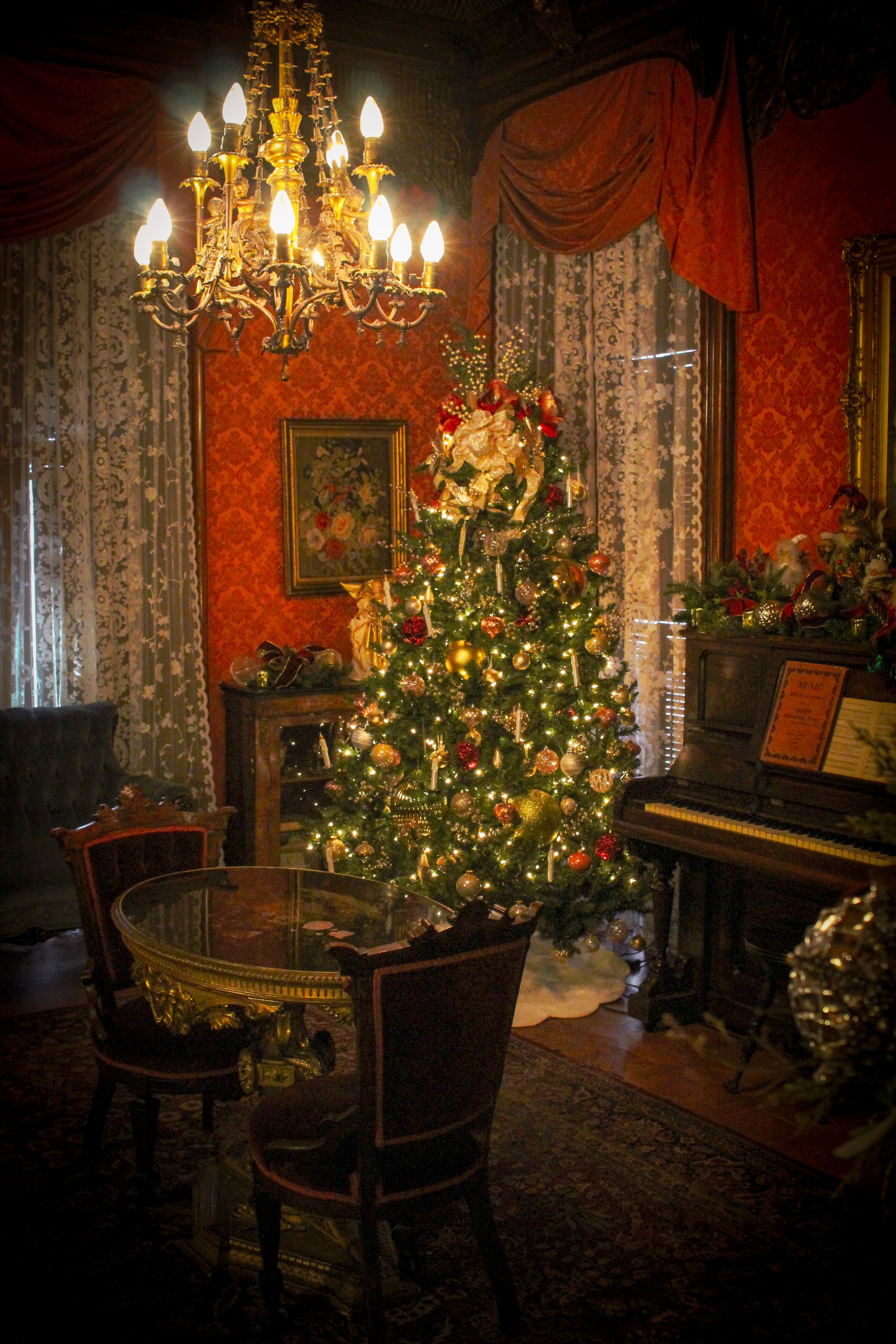Victorian Christmas Mansion Interior Decor · Free Stock Photo
