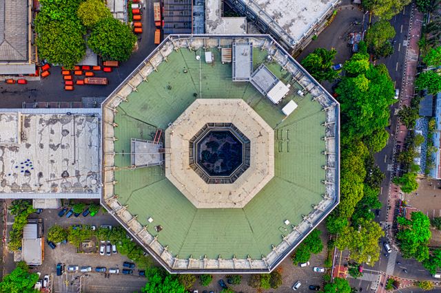 On the plate