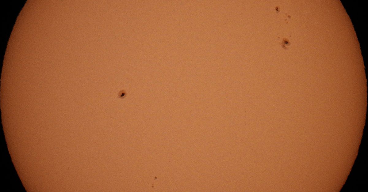 Detailed Solar Surface With Sunspots Close up Free Stock Photo detailed-solar-surface-with-sunspots-close-up-free-stock-photo