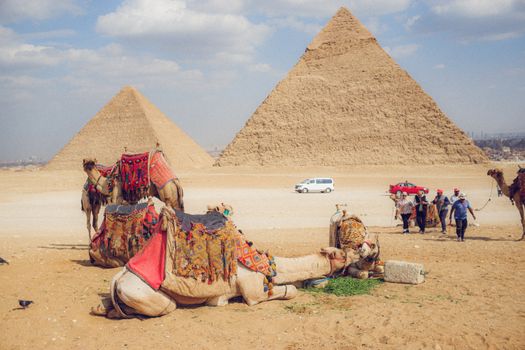 Giza pyramids with an Egyptologist — Cairo