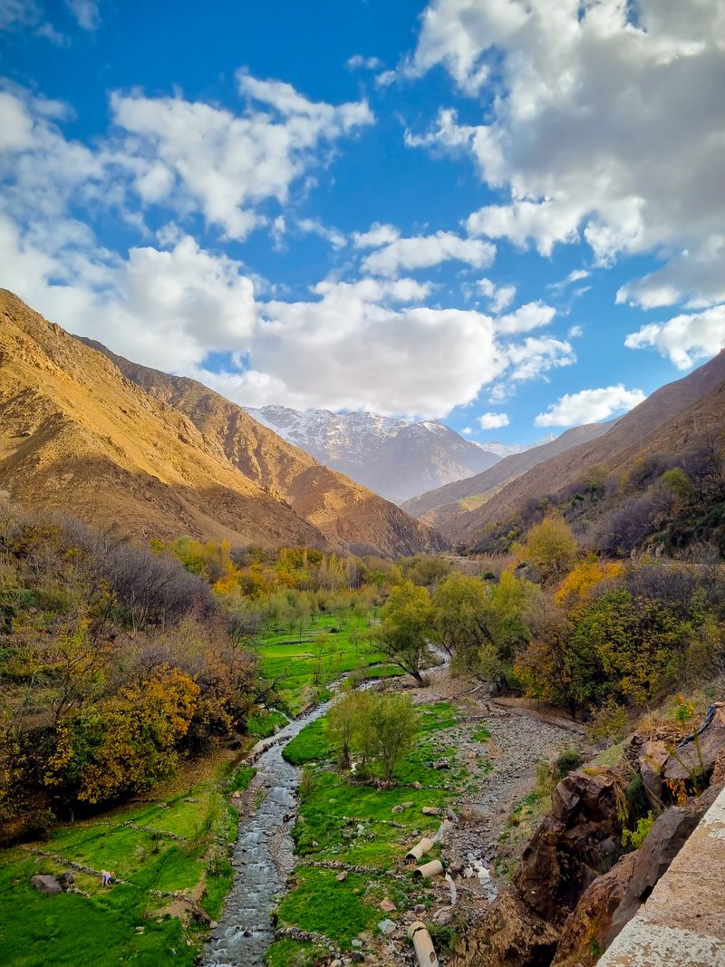 Imlil village serene valley Atlas Morocco