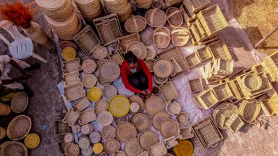 Woven baskets