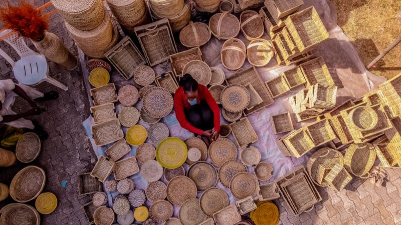 Woven baskets