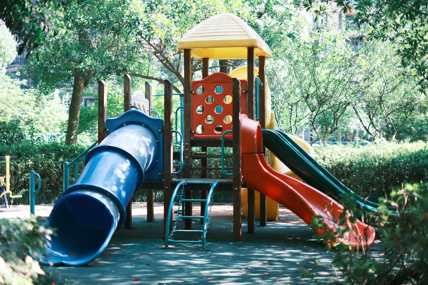 Section 8 family layout â€” playground, sidewalks, cottages