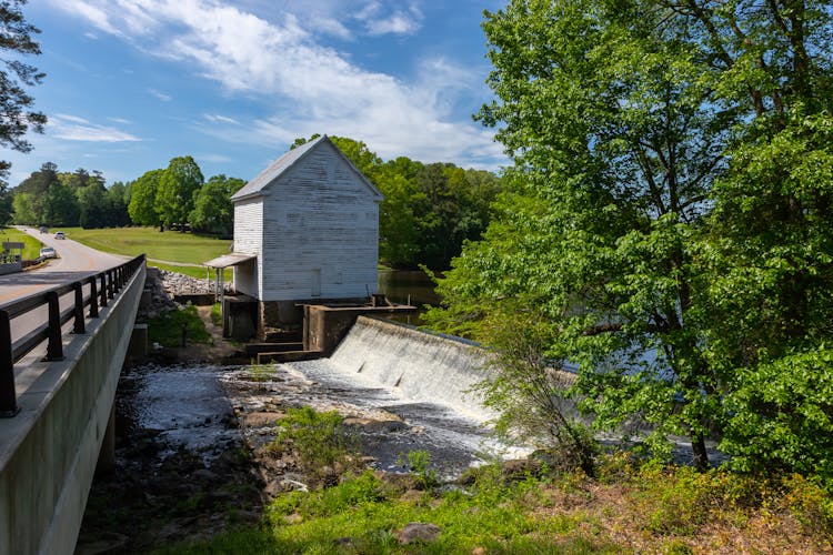 Drone Photography Of Dexter Grist Mill